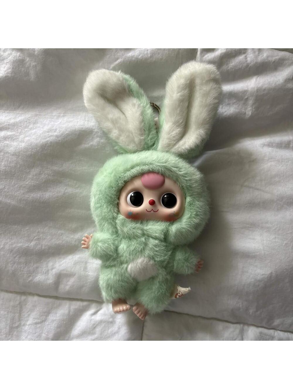 green bunny bb3 keychain